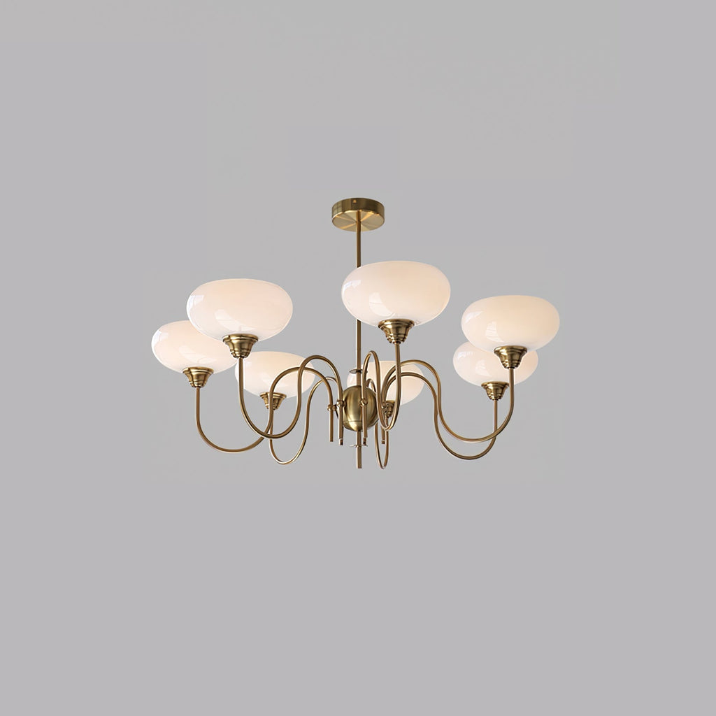 Noravia Glass Chandelier-Moonnatur