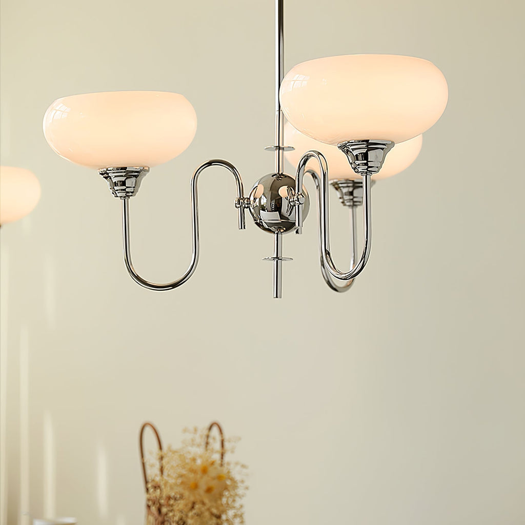 Noravia Glass Chandelier-Moonnatur