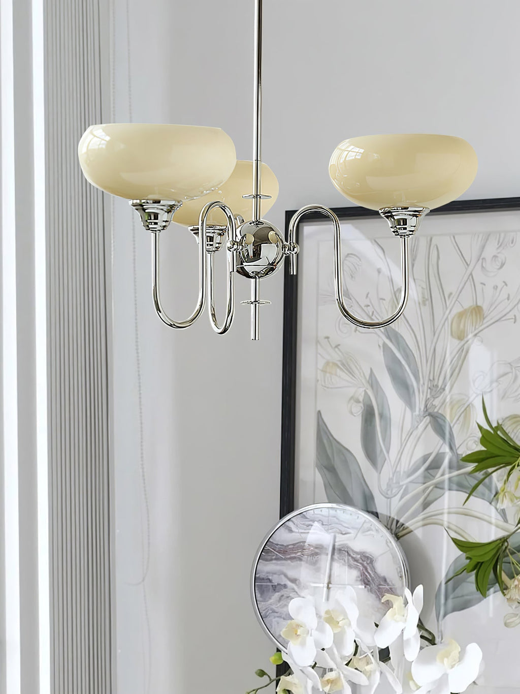 Noravia Glass Chandelier-Moonnatur
