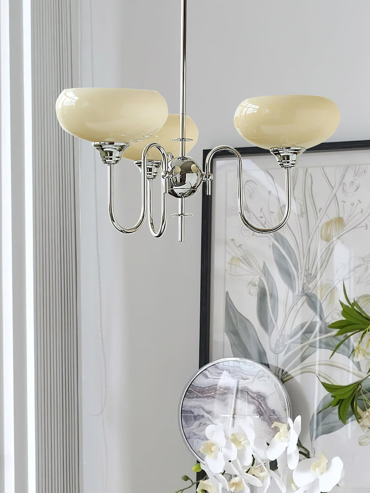 Noravia Glass Chandelier-Moonnatur