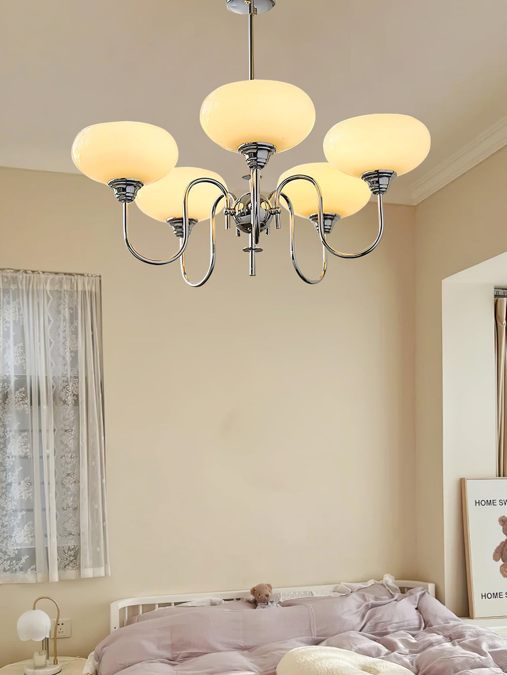 Noravia Glass Chandelier-Moonnatur