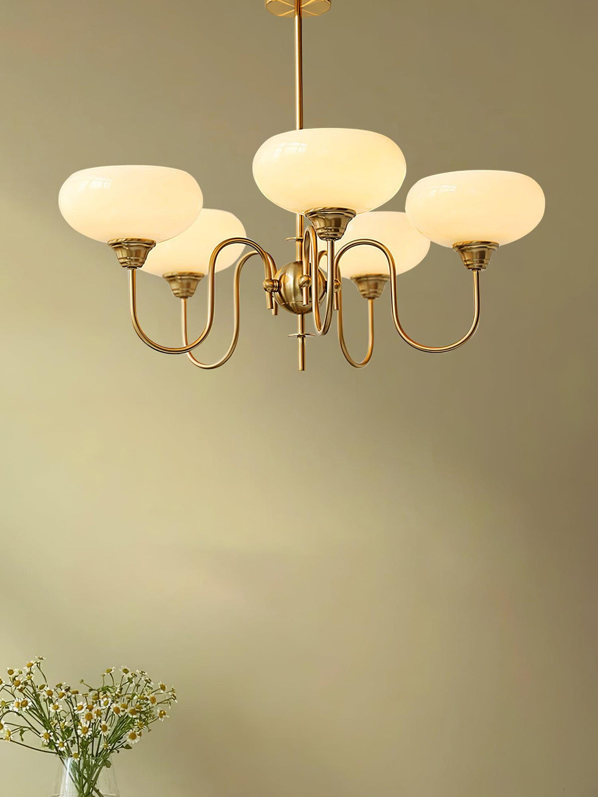 Noravia Glass Chandelier-Moonnatur