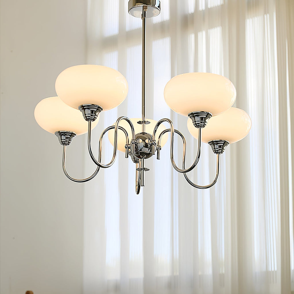 Noravia Glass Chandelier-Moonnatur