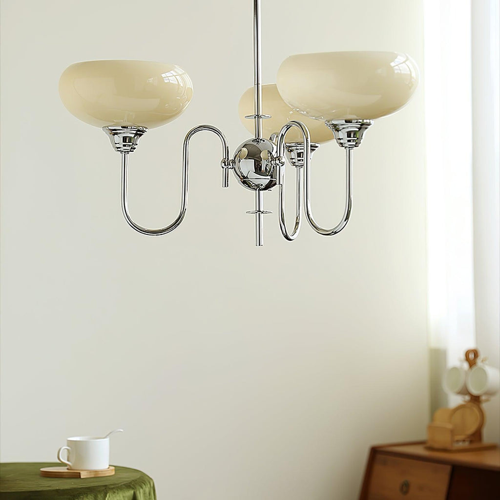 Noravia Glass Chandelier-Moonnatur