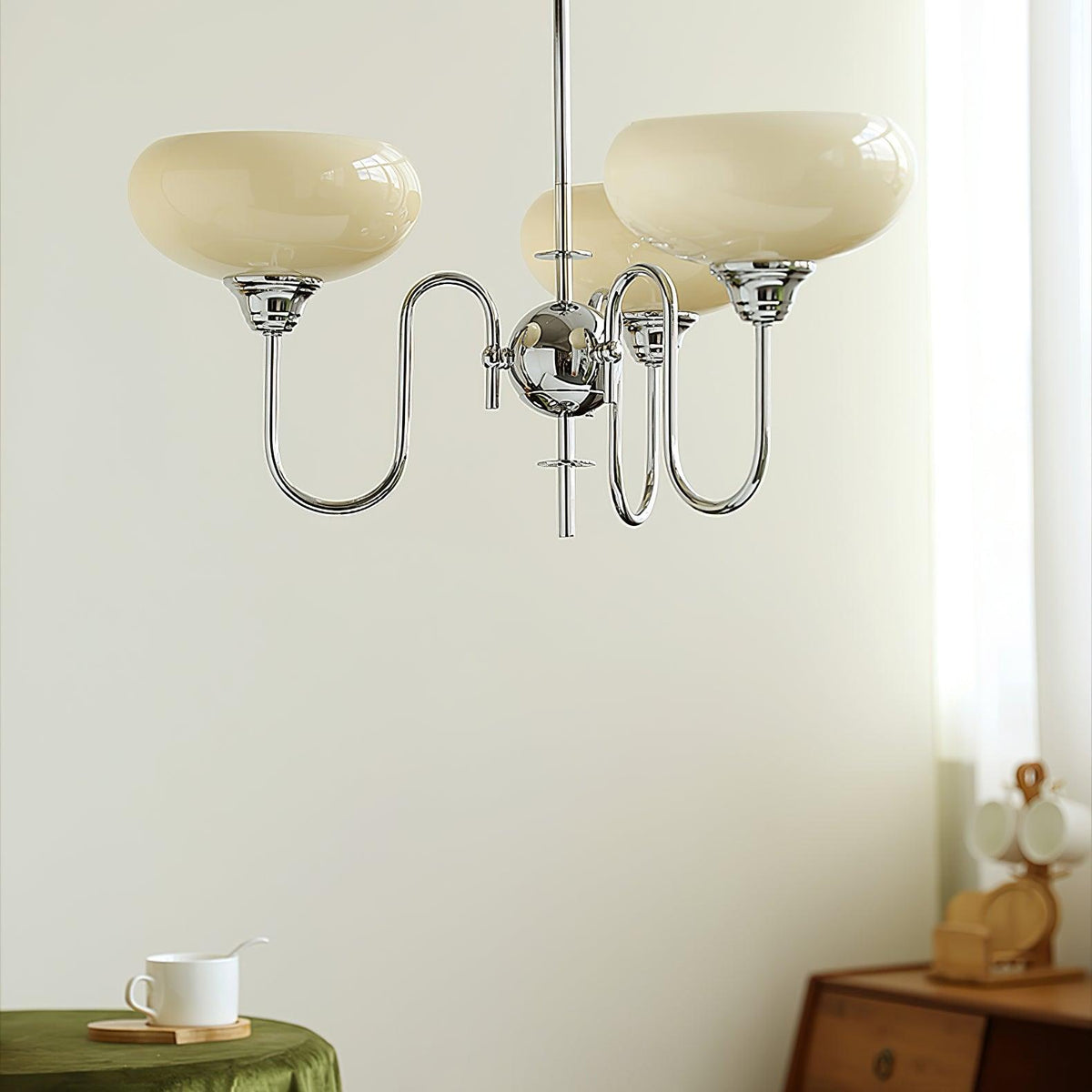 Noravia Glass Chandelier-Moonnatur