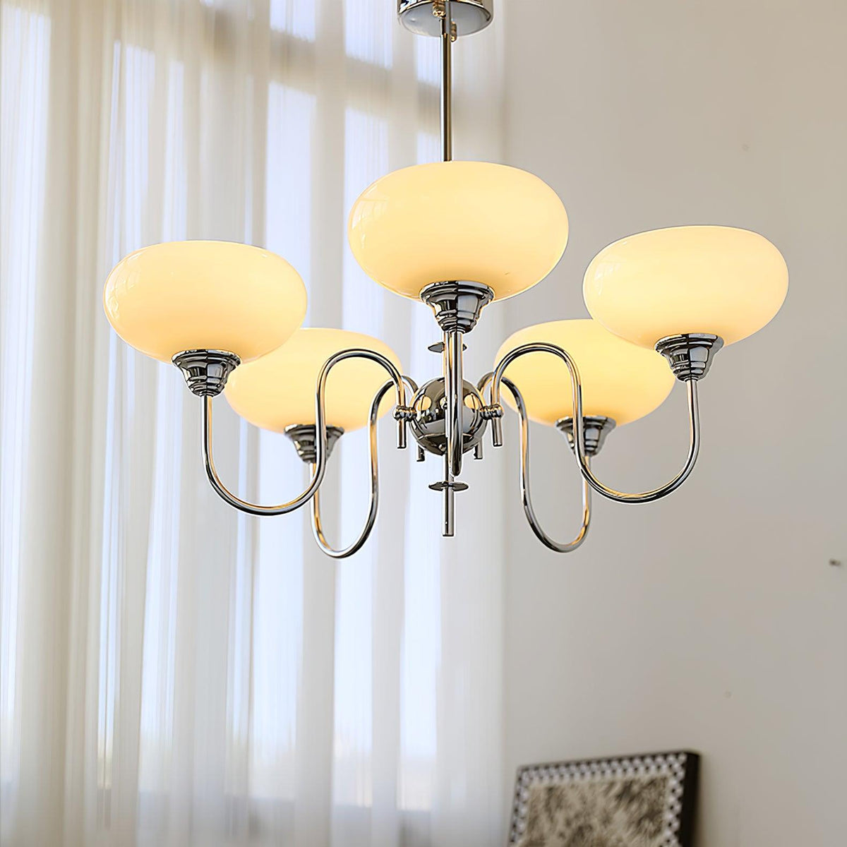 Noravia Glass Chandelier-Moonnatur