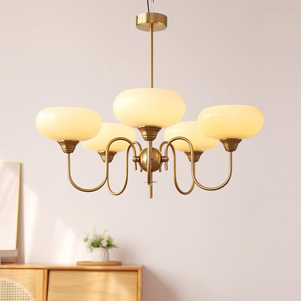 Noravia Glass Chandelier-Moonnatur