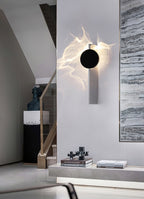 Luvella Steel Wall Light-Moonnatur