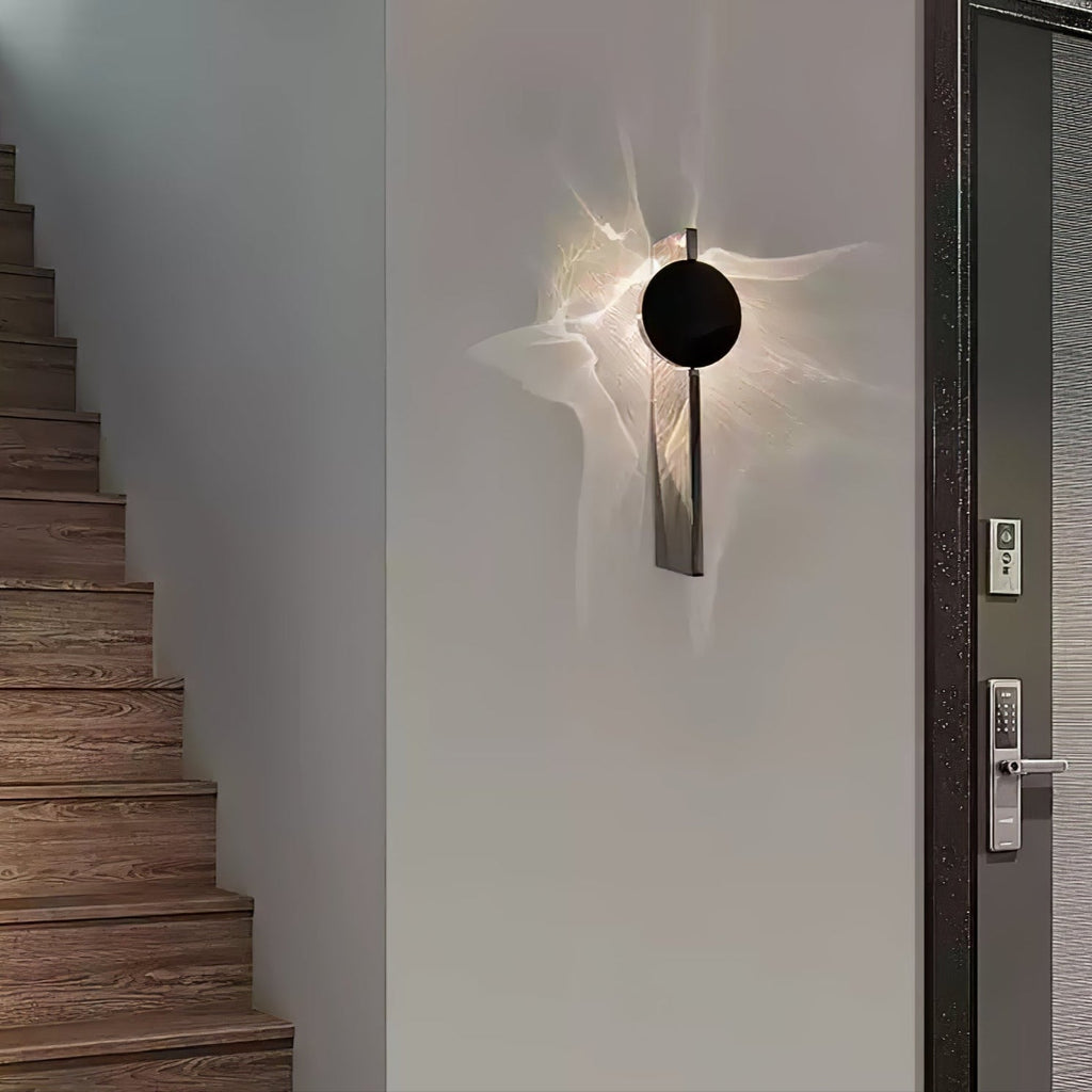 Luvella Steel Wall Light-Moonnatur