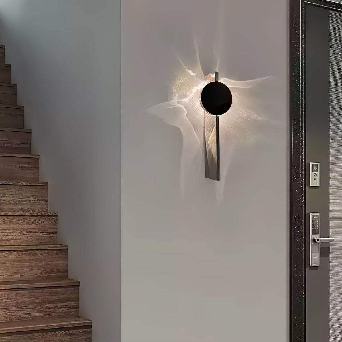 Luvella Steel Wall Light-Moonnatur