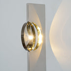 Luvella Steel Wall Light-Moonnatur