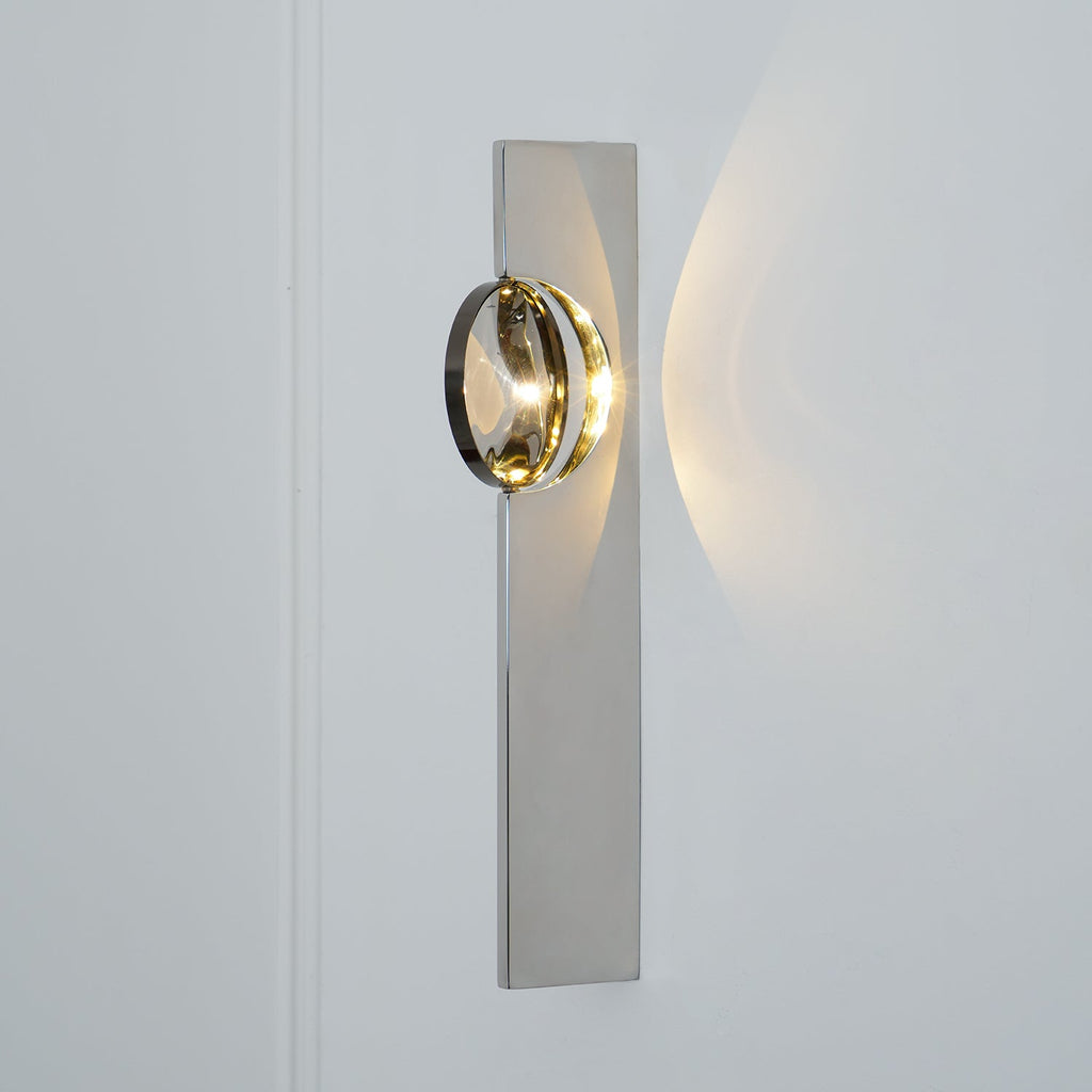 Luvella Steel Wall Light-Moonnatur