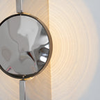 Luvella Steel Wall Light-Moonnatur