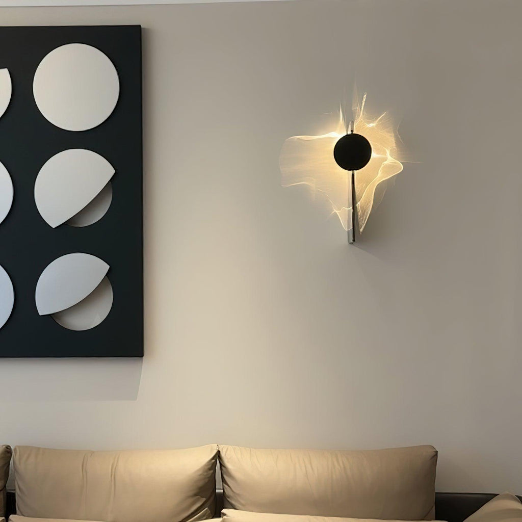 Luvella Steel Wall Light-Moonnatur