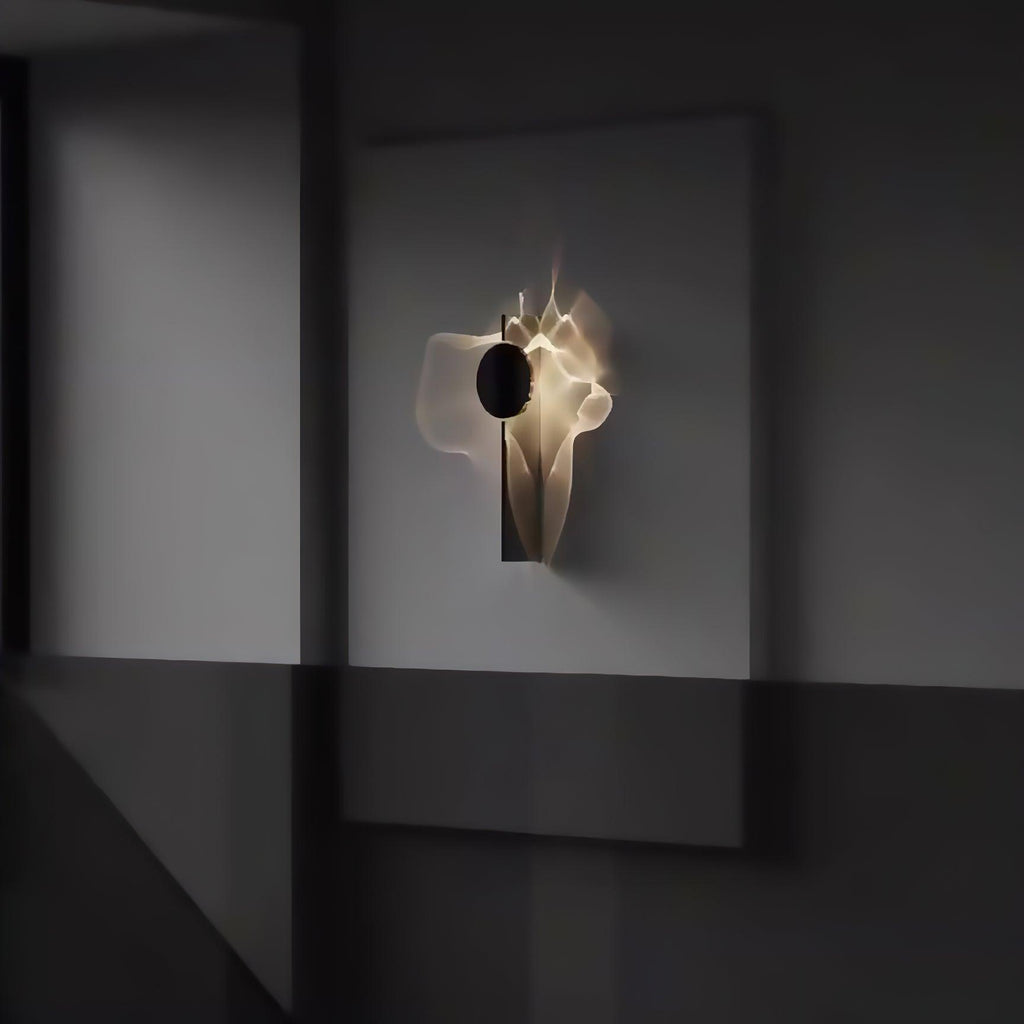 Luvella Steel Wall Light-Moonnatur