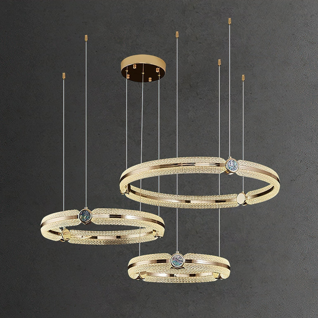 Vareniel Aluminium Chandelier-Moonnatur