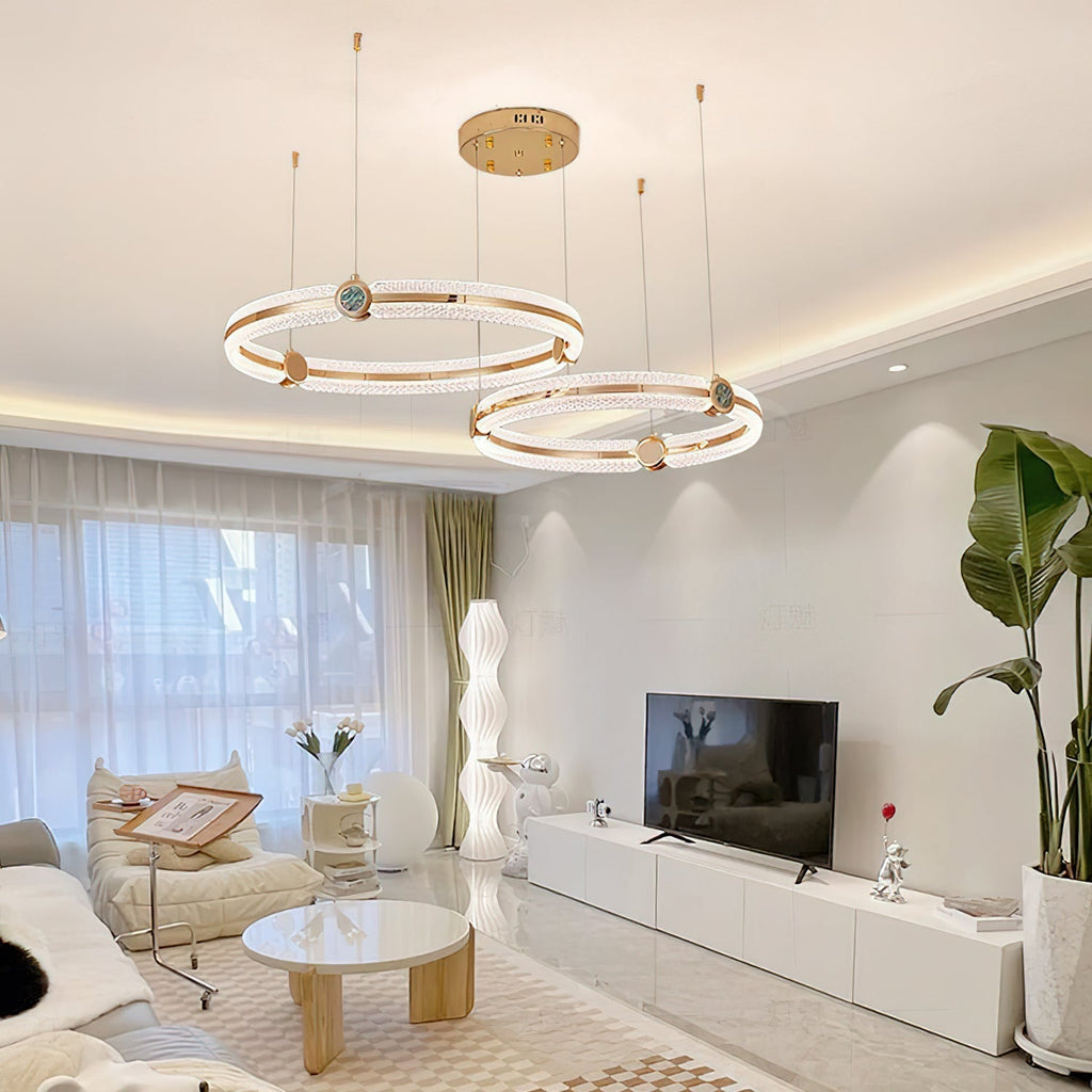 Vareniel Aluminium Chandelier-Moonnatur