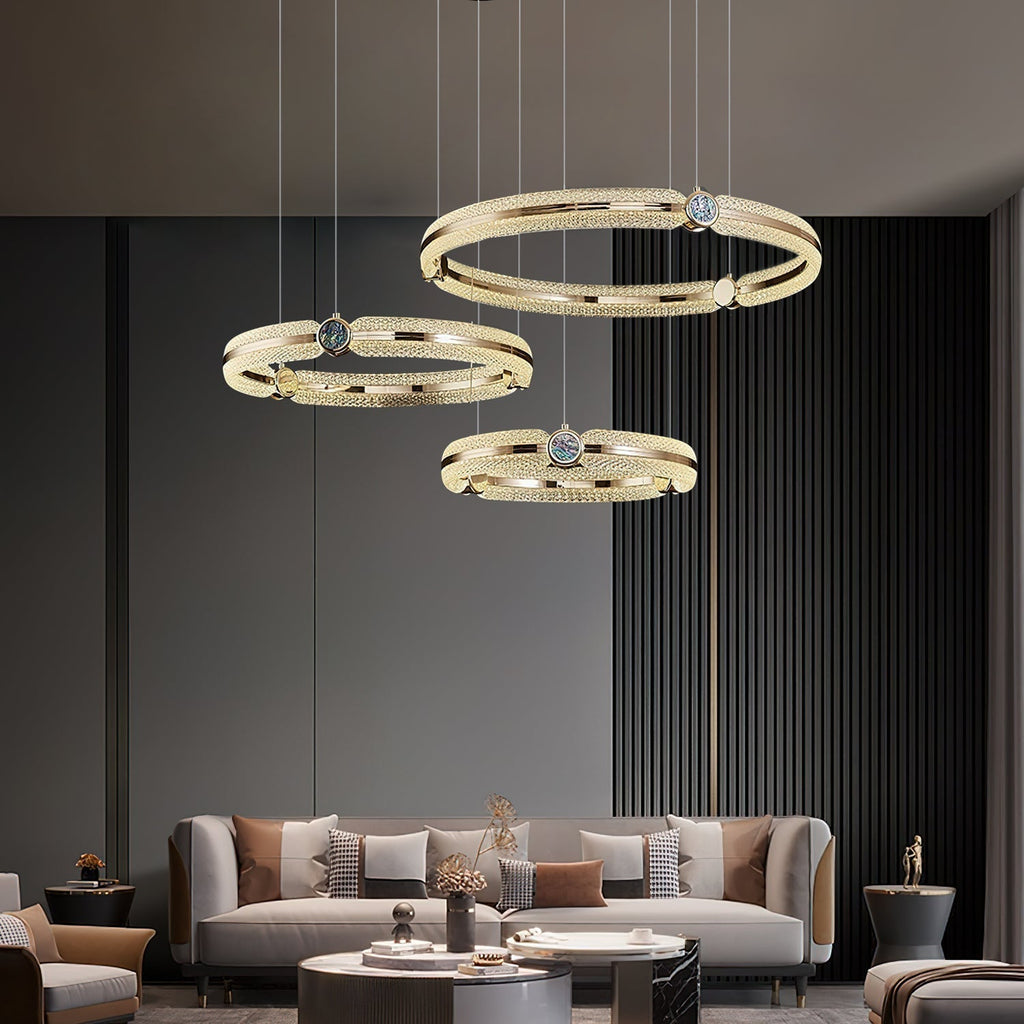 Vareniel Aluminium Chandelier-Moonnatur