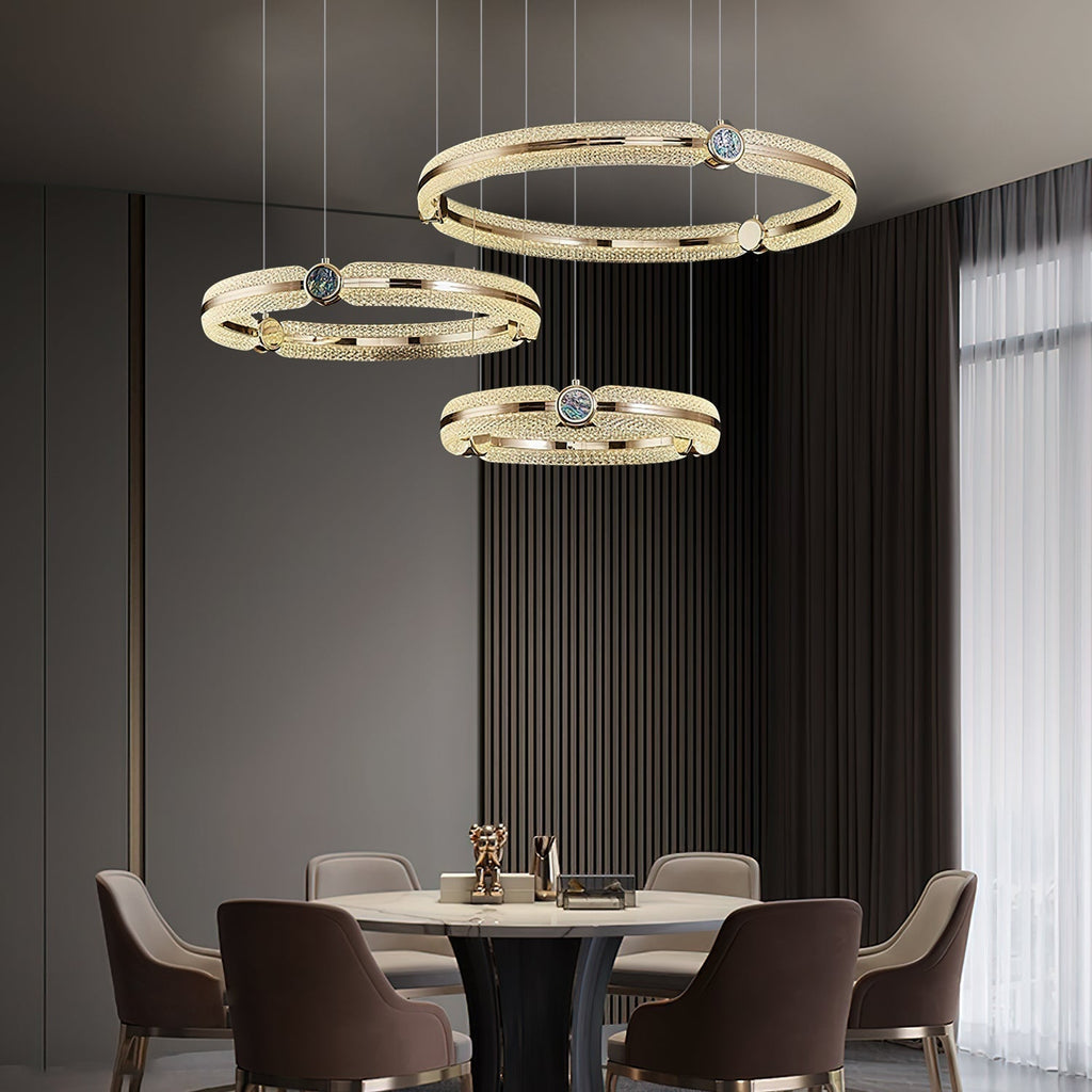 Vareniel Aluminium Chandelier-Moonnatur
