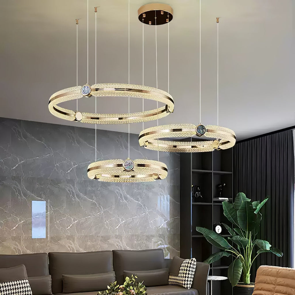 Vareniel Aluminium Chandelier-Moonnatur