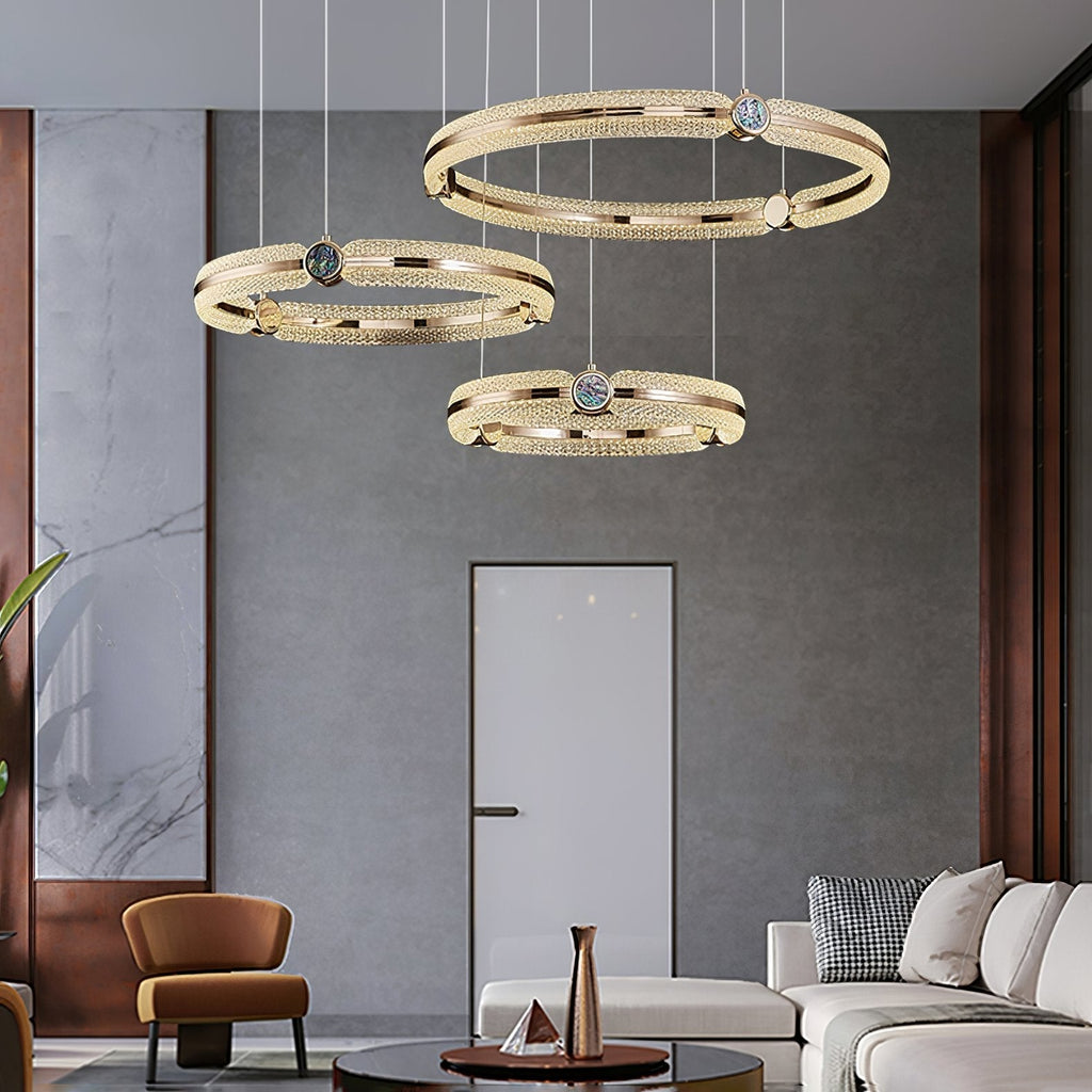 Vareniel Aluminium Chandelier-Moonnatur