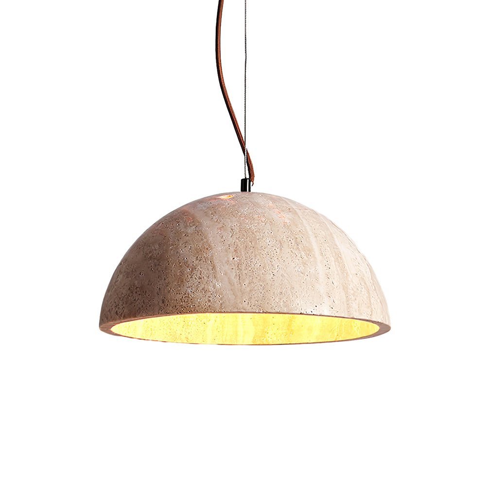 Ordeleth Travertine Pendant Light-Moonnatur