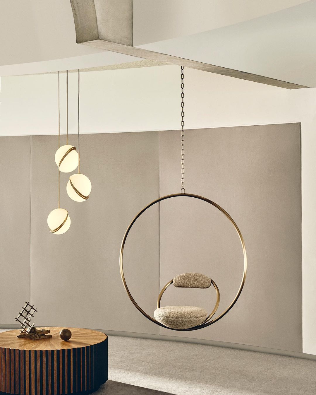 Olivra Acrylic Pendant Lamp-Moonnatur