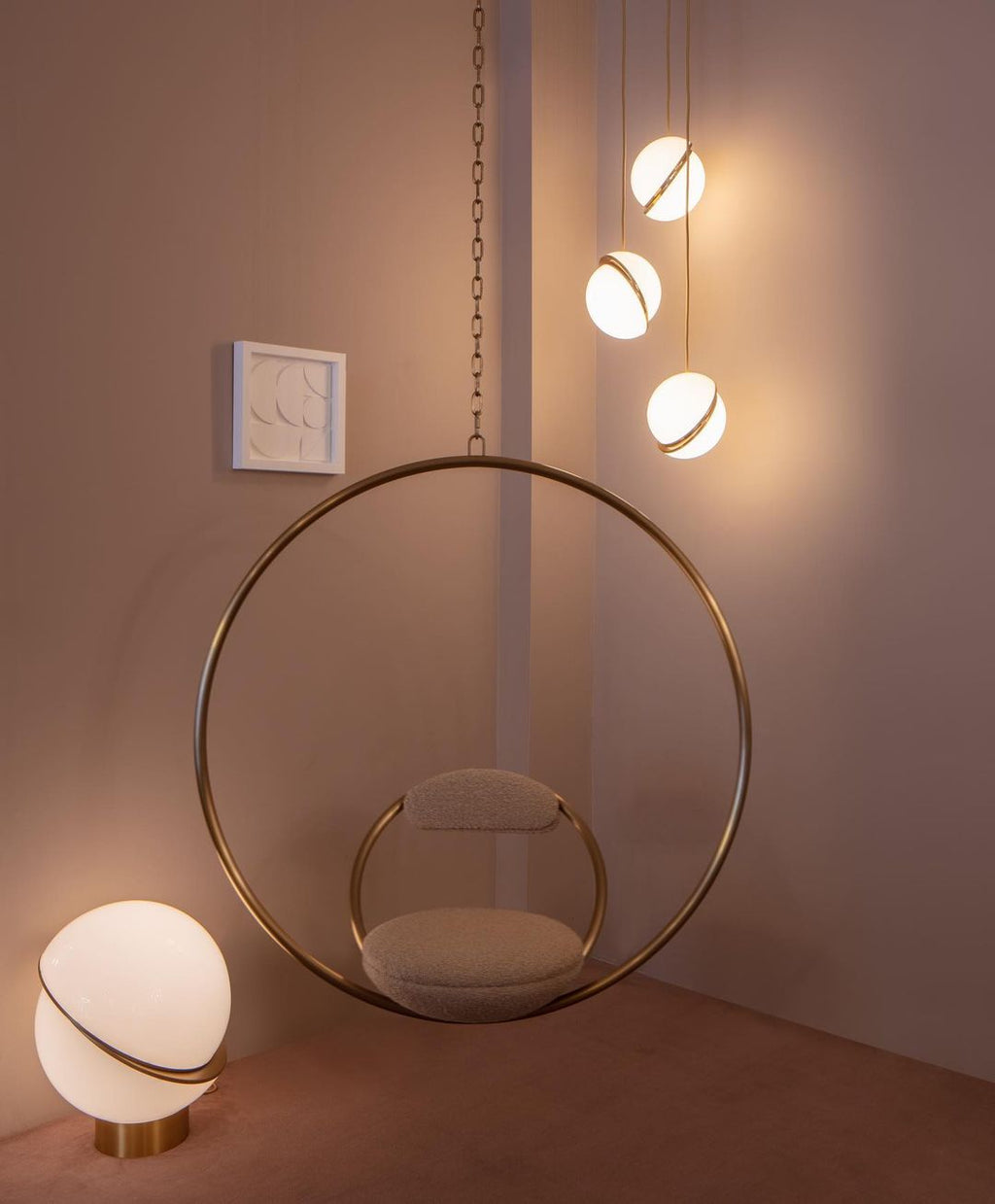 Olivra Acrylic Pendant Lamp-Moonnatur
