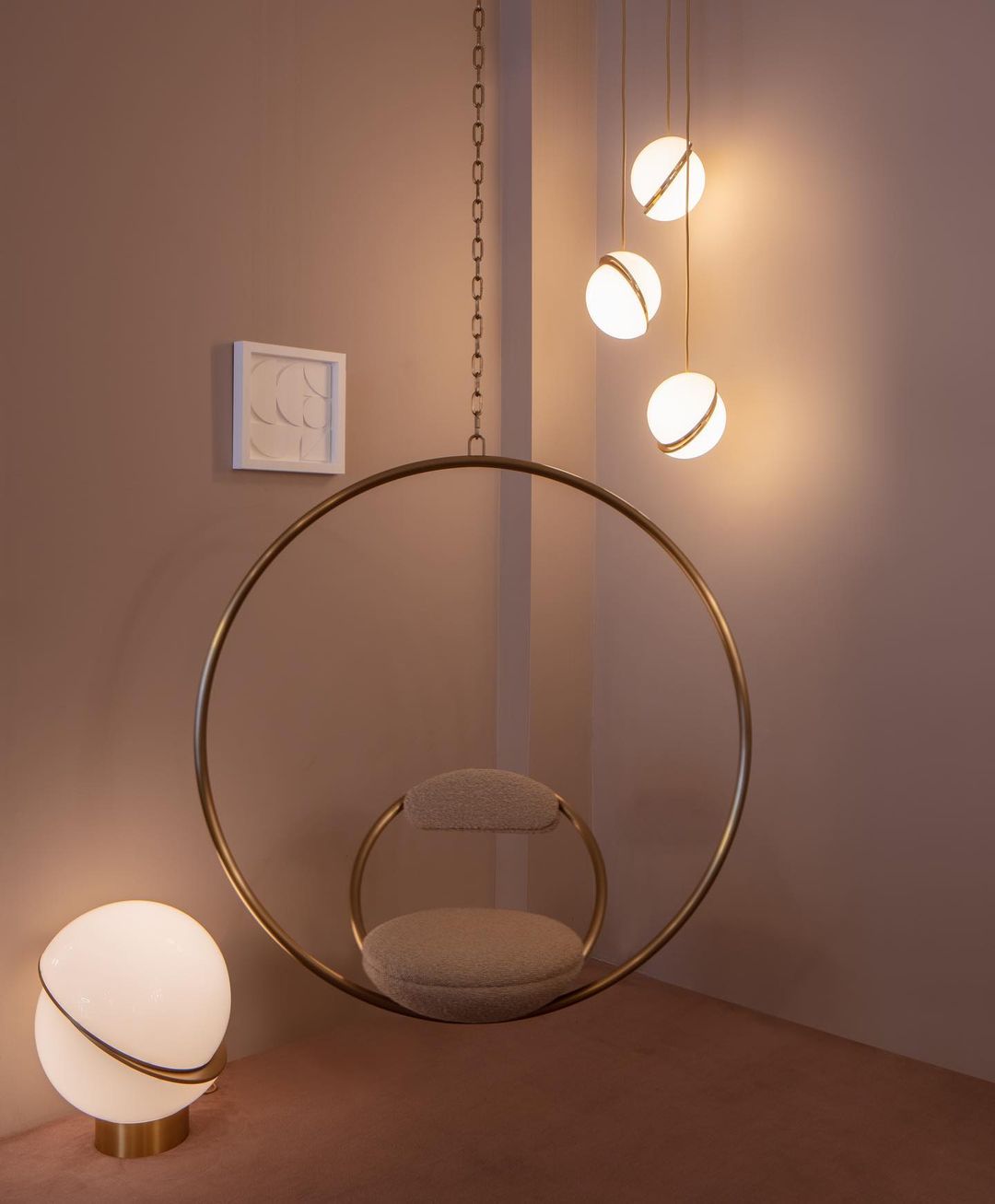 Olivra Acrylic Pendant Lamp-Moonnatur