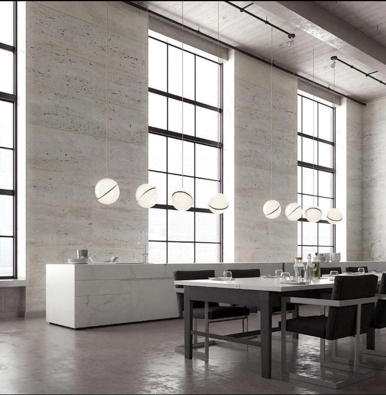 Olivra Acrylic Pendant Lamp-Moonnatur