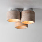 Woldenbrook Travertine Ceiling Light-Moonnatur