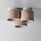 Woldenbrook Travertine Ceiling Light-Moonnatur