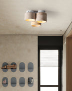 Woldenbrook Travertine Ceiling Light-Moonnatur
