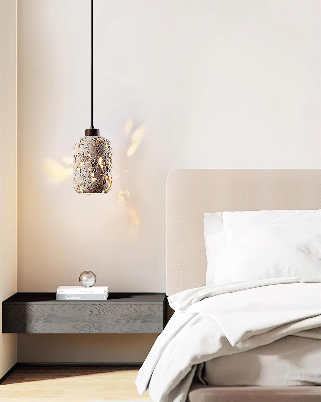 Ivrenbrook Travertine Pendant Light-Moonnatur