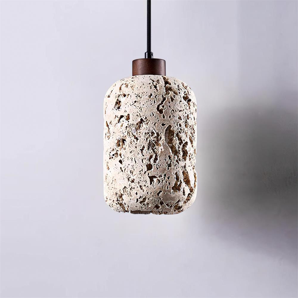 Ivrenbrook Travertine Pendant Light-Moonnatur