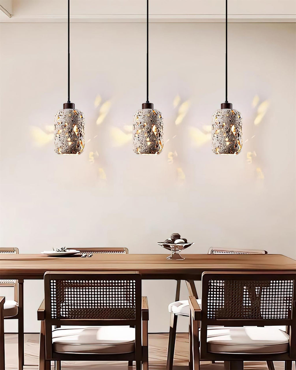 Ivrenbrook Travertine Pendant Light-Moonnatur