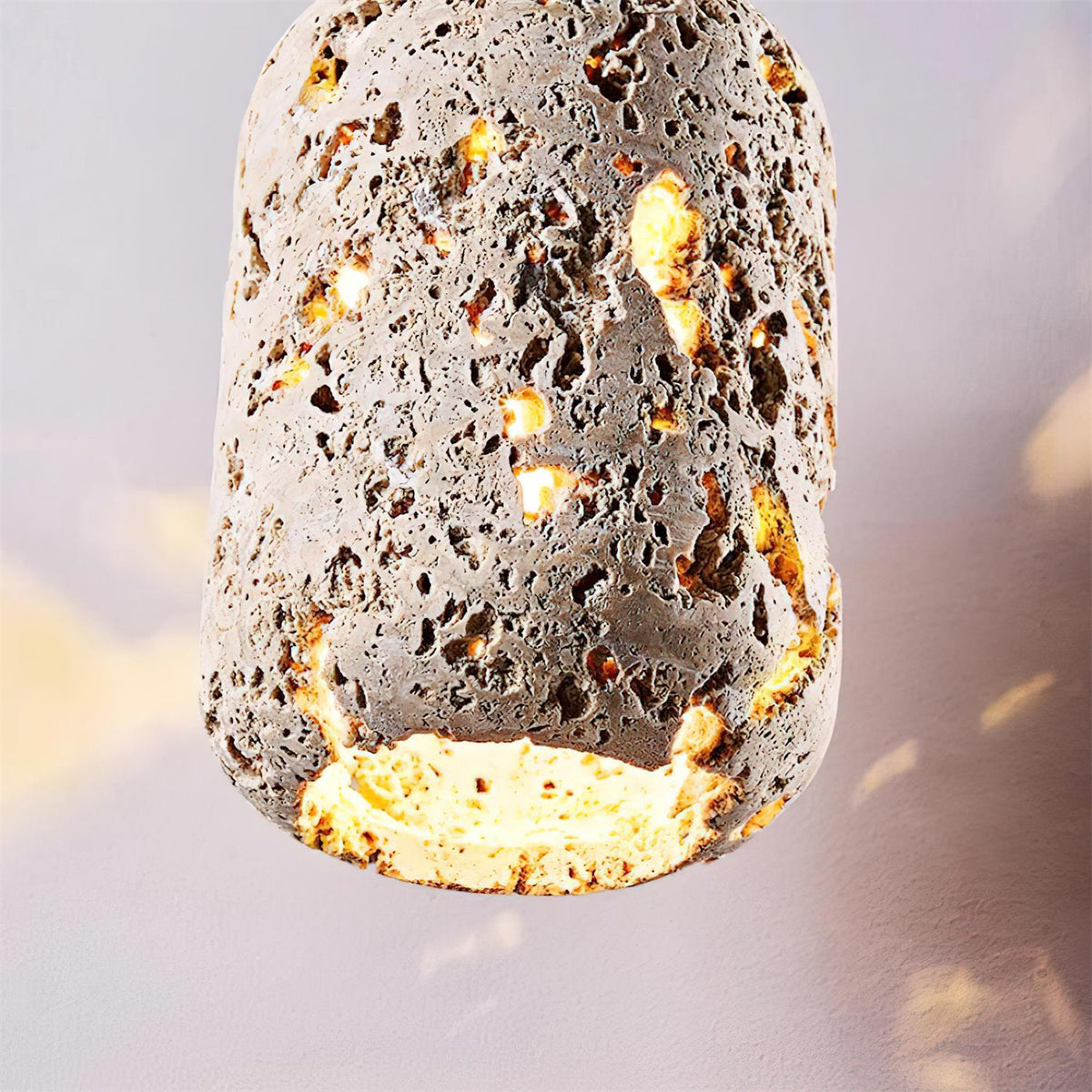 Ivrenbrook Travertine Pendant Light-Moonnatur