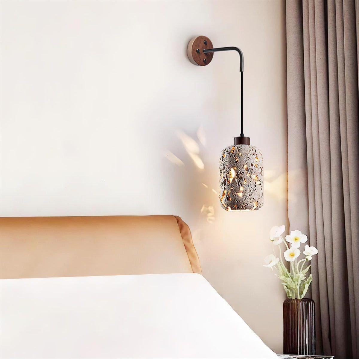 Oswenlynne Travertine Wall Light-Moonnatur