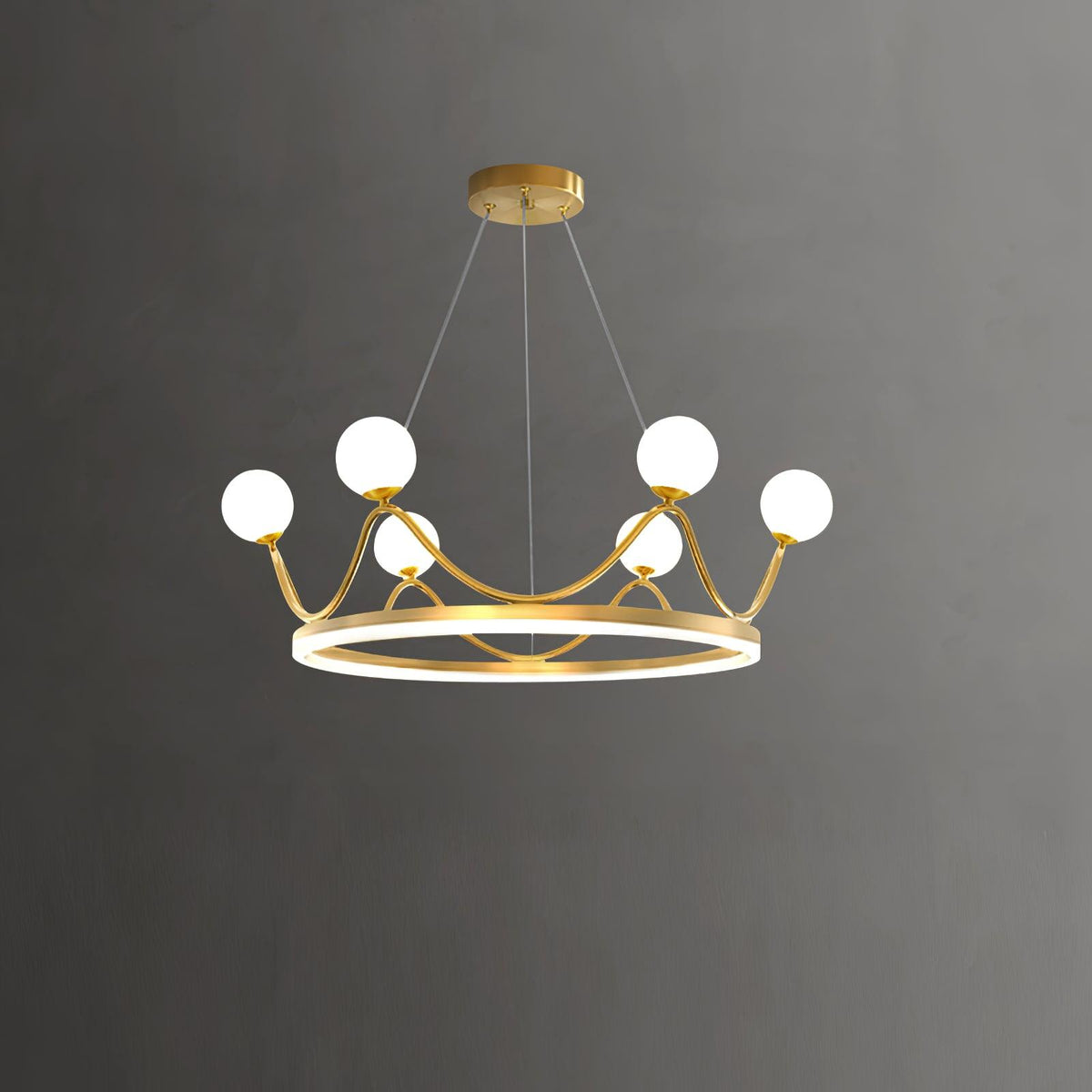 Renveris Glass Chandelier-Moonnatur