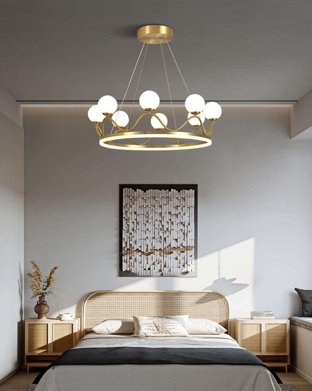 Renveris Glass Chandelier-Moonnatur