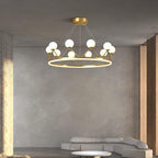 Renveris Glass Chandelier-Moonnatur