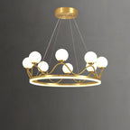 Renveris Glass Chandelier-Moonnatur