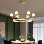 Renveris Glass Chandelier-Moonnatur