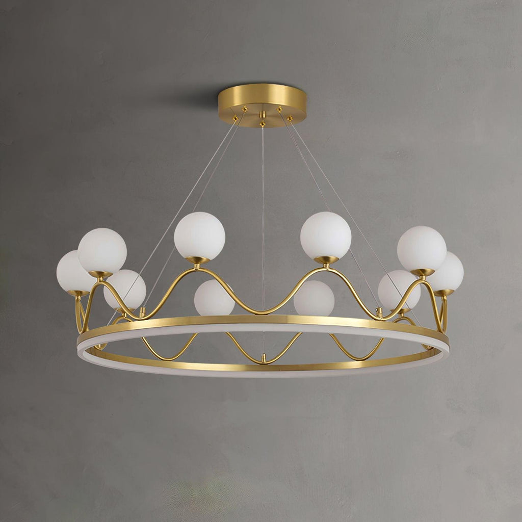 Renveris Glass Chandelier-Moonnatur