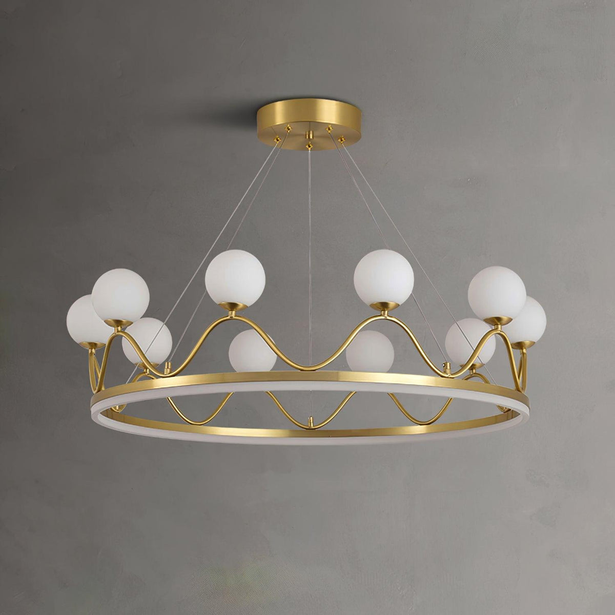 Renveris Glass Chandelier-Moonnatur