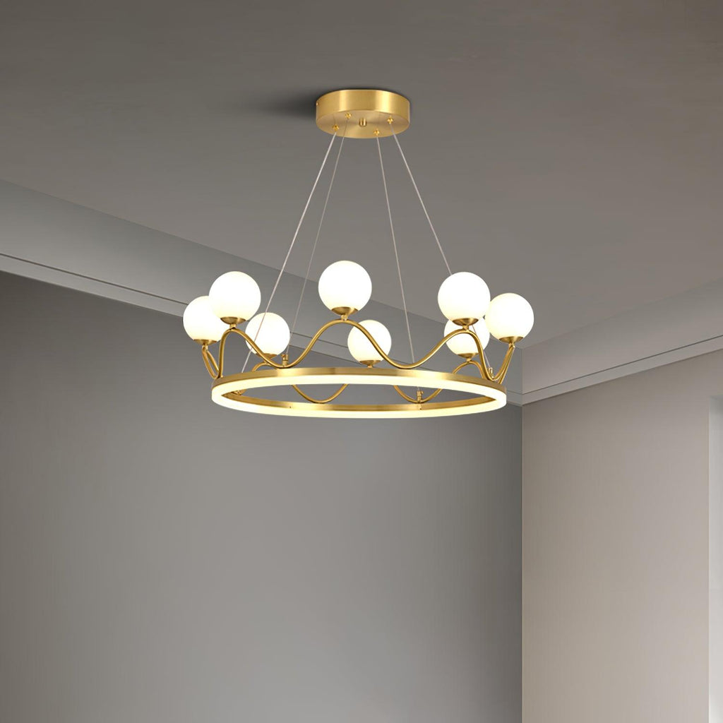 Renveris Glass Chandelier-Moonnatur
