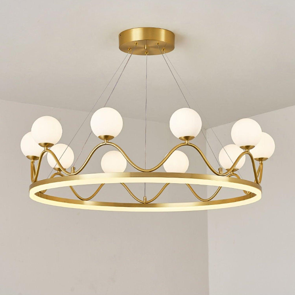 Renveris Glass Chandelier-Moonnatur