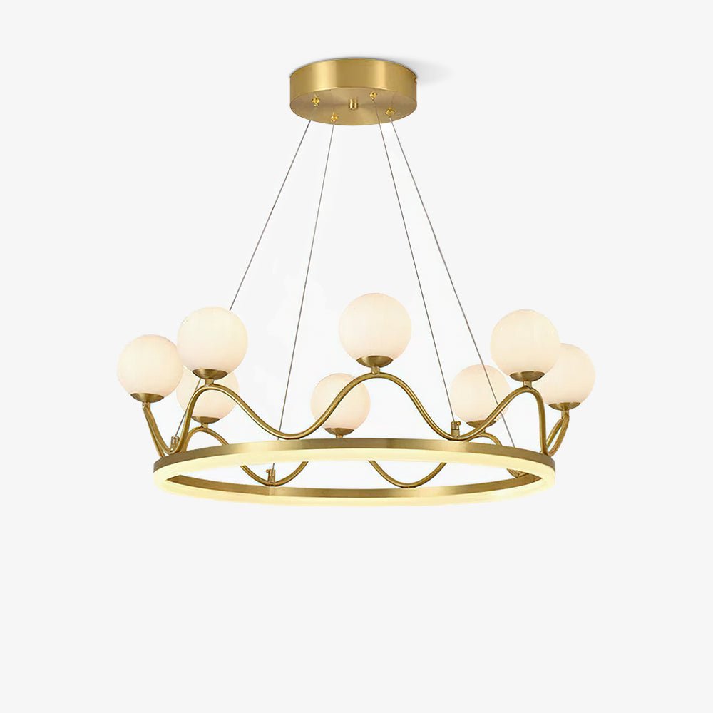 Renveris Glass Chandelier-Moonnatur