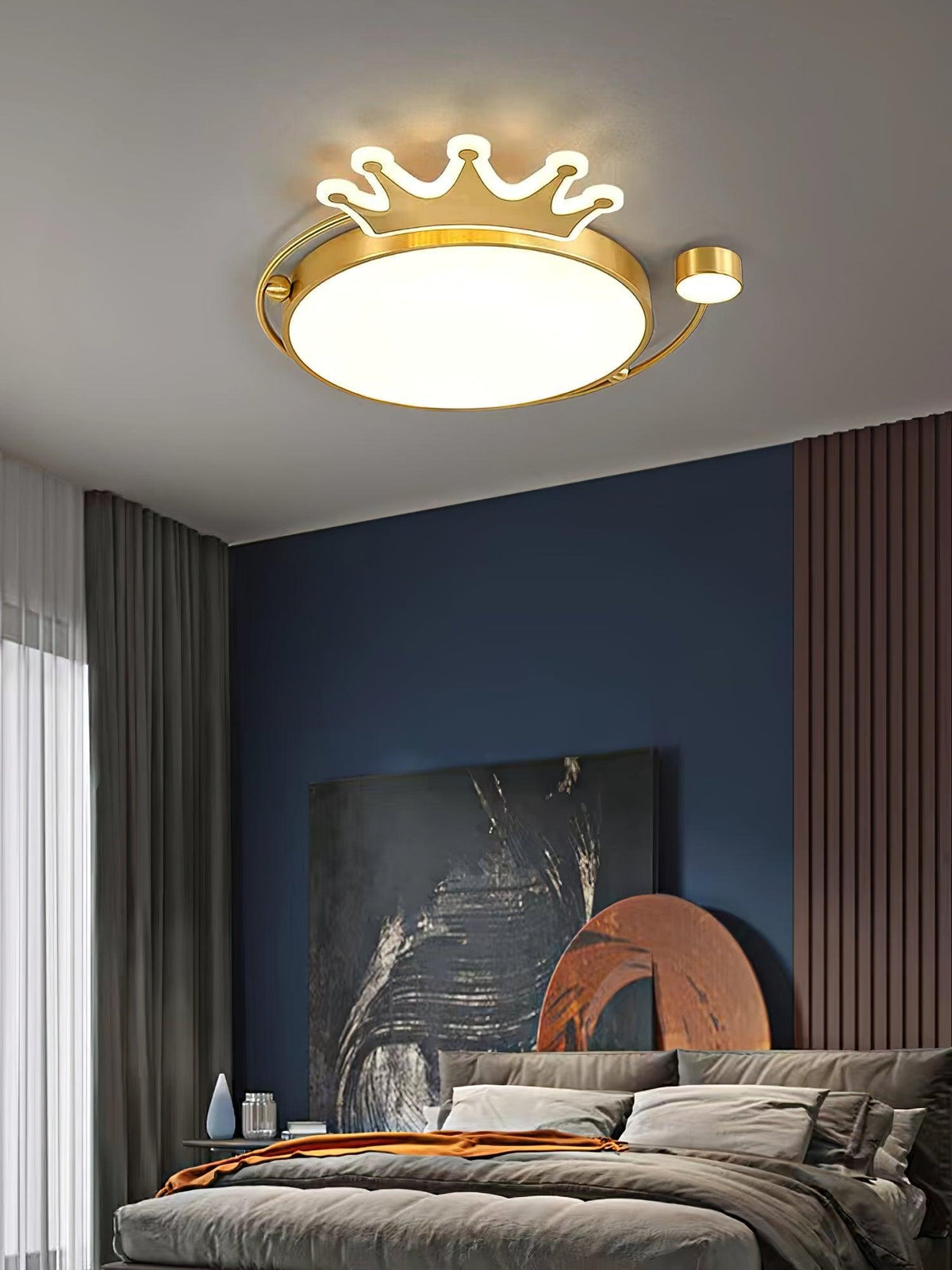 Baldenenna Brass Ceiling Light-Moonnatur