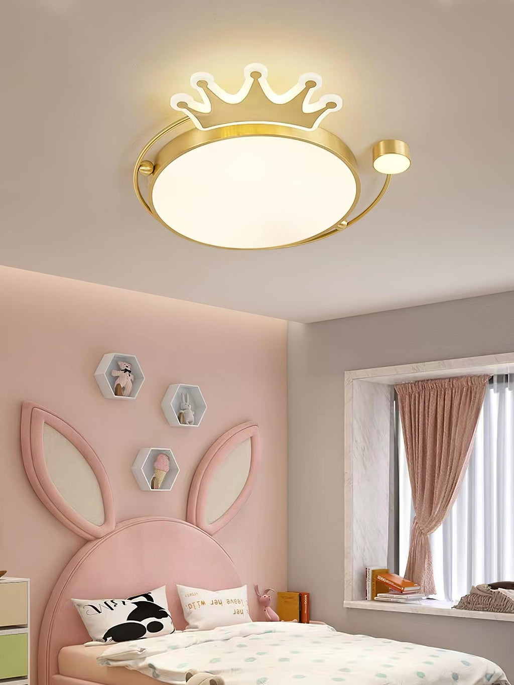 Baldenenna Brass Ceiling Light-Moonnatur